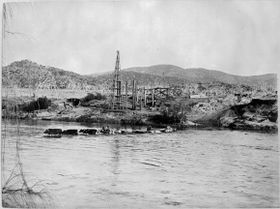 Construction of Tharwa Bridge 1893