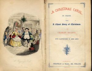 A Christmas Carol frontpiece, first edition 1843.