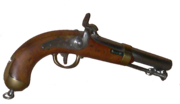 19th century pistol from the French Navy.