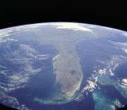 Florida taken from NASA Shuttle Mission STS-95 on October 31, 1998.
