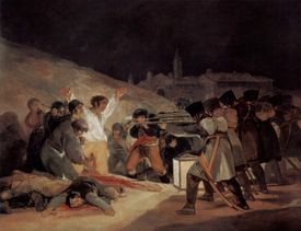Francisco Goya. The Third of May 1808: The Execution of the Defenders of Madrid. 1814. Oil on canvas. 345 x 266 cm. Madrid: Museo del Prado.