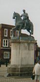 A Statue of King William III marking the centre of Petersfield, Hampshire