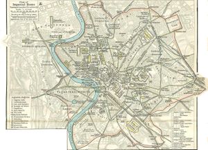 A map of Rome in 350