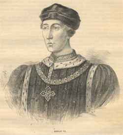 Henry VI depicted in Cassell's History of England (1902)