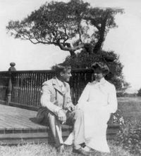 Franklin and Eleanor at Campobello Island in 1905