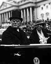 President and Mrs. Roosevelt on Inauguration Day, 1933
