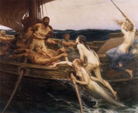 Herbert James Draper, Ulysses and the Sirens, 1909
