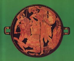 Achilles killing Penthesilea, Antikensammlung,  Munich