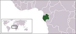 Location of Gabon