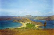 View from Bartolomé Island, Galápagos Islands, March 2002