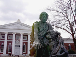 Homer statue at the University of Virginia
