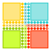 Parcheesi is a board game originating in India.