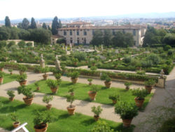 Villa di Castello, one of the finest and oldest examples of Italian garden, in Florence, Italy.