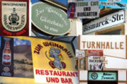 Examples of German language in Namibia's everday life.