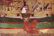 The Goddess Isis, wall painting, ca. 1360 BC.