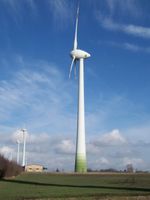 Wind turbine in Germany.