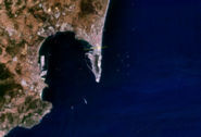 The Bay of Gibraltar, NASA Satellite view