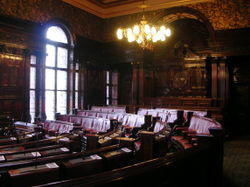 The City Chambers is the seat of local government in Glasgow