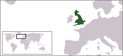 Great Britain lies between Ireland and mainland Europe