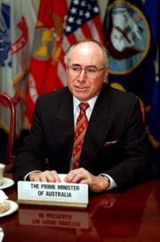 John Howard in the USA in 1997