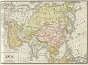 Map of Asia published in 1892.