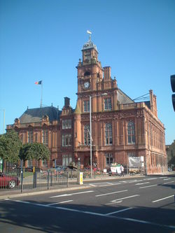 Great Yarmouth's Town Hall on Hall Quay