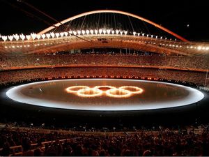 The widely praised 2004 Summer Olympics Opening Ceremony was held on August 13 in the Athens Olympic Stadium.