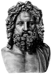 The Oricoli bust of Zeus, King of the Gods, in the collection of the Vatican Museum.