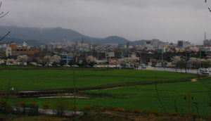 View of Gyeongju from Banwol-seong