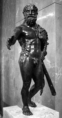 Hercules, a Roman bronze (Louvre Museum)