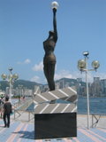 A statue on the Avenue of Stars, Hong Kong