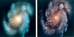Improvement in Hubble images after the first service mission.