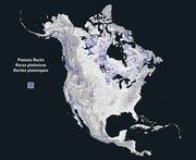 Plutonic rock on North America 