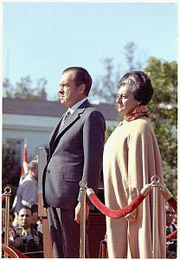 Richard Nixon and Indira Gandhi in 1971