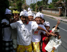 Balinese boys in Ubud