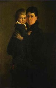 Tolstoy's wife Sofia Andreevna Tolstaya and daughter Alexandra Tolstaya.