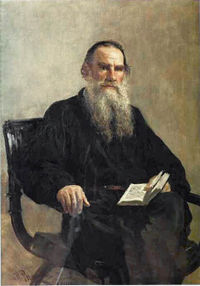 Portrait of Leo Tolstoy (1887) by Ilya Yefimovich Repin