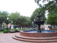 The town square in downtown Marietta, a Cobb County suburb of Atlanta