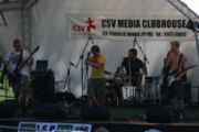 The Wah performing on the CSV Media Stage at Ipswich Music Day on 2 July 2006.