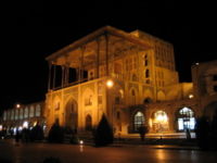 Ali Qapu palace, the celebrated seat of the Safavid in Isfahan, Iran.