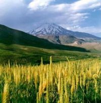 Mount Damavand is highest point of Iran and the Middle East.
