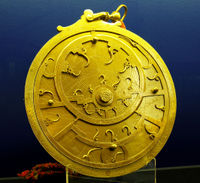 An eighteenth-century Persian astrolabe. Throughout the Middle Ages, the natural philosophy and mathematics of the ancient Greeks and Persians were furthered and preserved within Persia. During this period, Persia became a centre for the manufacture of scientific instruments, retaining its reputation for quality well into the nineteenth century.