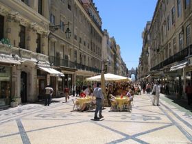 Rua Augusta in central Lisbon.