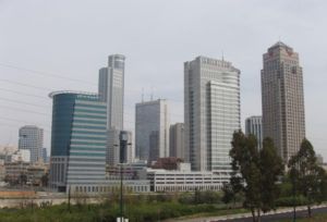 A main business district in Gush Dan where the diamond stock exchange is located.