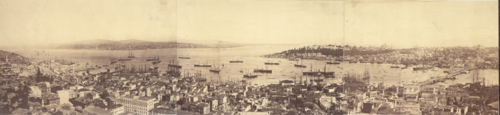 Panoramic view of the City, 1870s