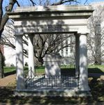 James K. Polk's tomb lies on the grounds of the state capitol in Nashville, Tennessee.