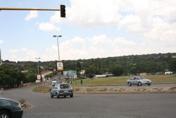 Beyers Naudé Drive, one of Johannesburg's main arterial avenues, in Fourways.