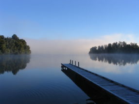Peace and tranquility - Lake Mapourika, New Zealand.