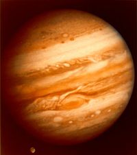 Voyager 1 took this photo of the planet Jupiter on January 24, 1979 while still more than 25 million miles (40 million kilometres) away. Click image for full caption.