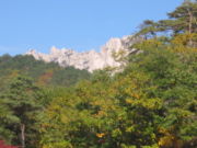 A view of Seoraksan Mountain.
